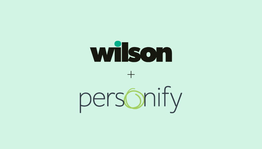 Image of the Wilson and Personify logos