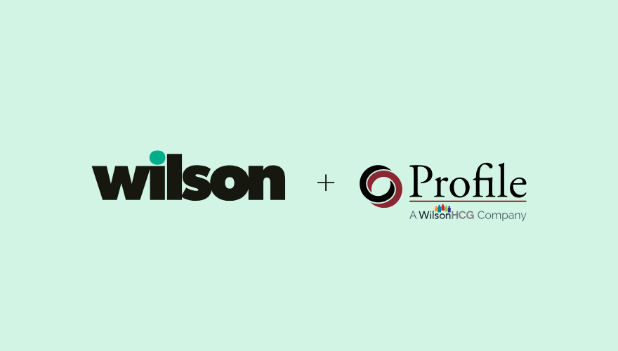 Image of the Wilson and Profile Search & Selection logos