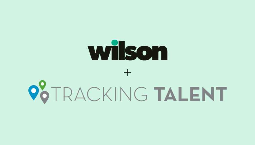 Image of the Wilson and Tracking Talent logos